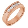 14K Rose .5 CTW Diamond Mens Ring Ref 14769514